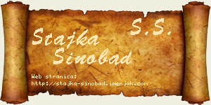 Stajka Sinobad vizit kartica